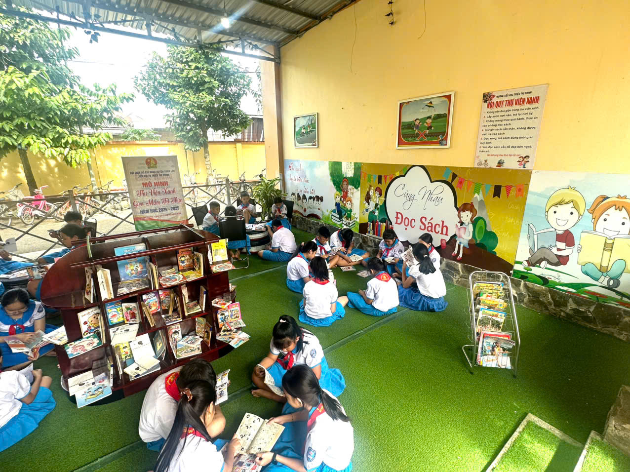 thư viện xanh gieo tri thức