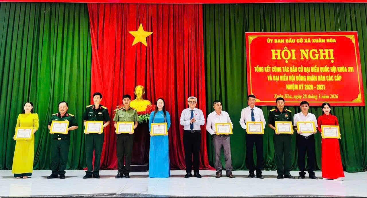 XUÂN HÒA TỔNG KẾT CÔNG TÁC BẦU CỬ